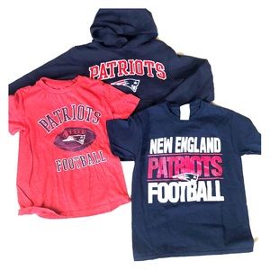 Patriots Football Fan Bundle boys size 6